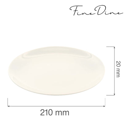 Fine Dine rimless plate
