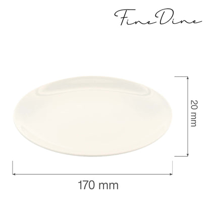 Fine Dine rimless plate