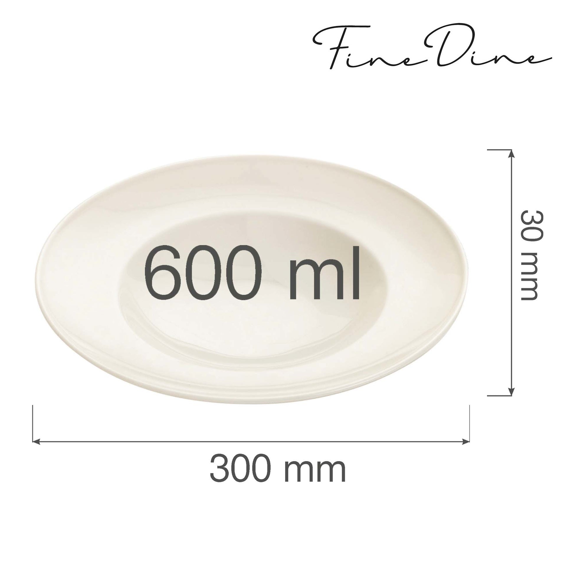 Fine Dine pasta plate