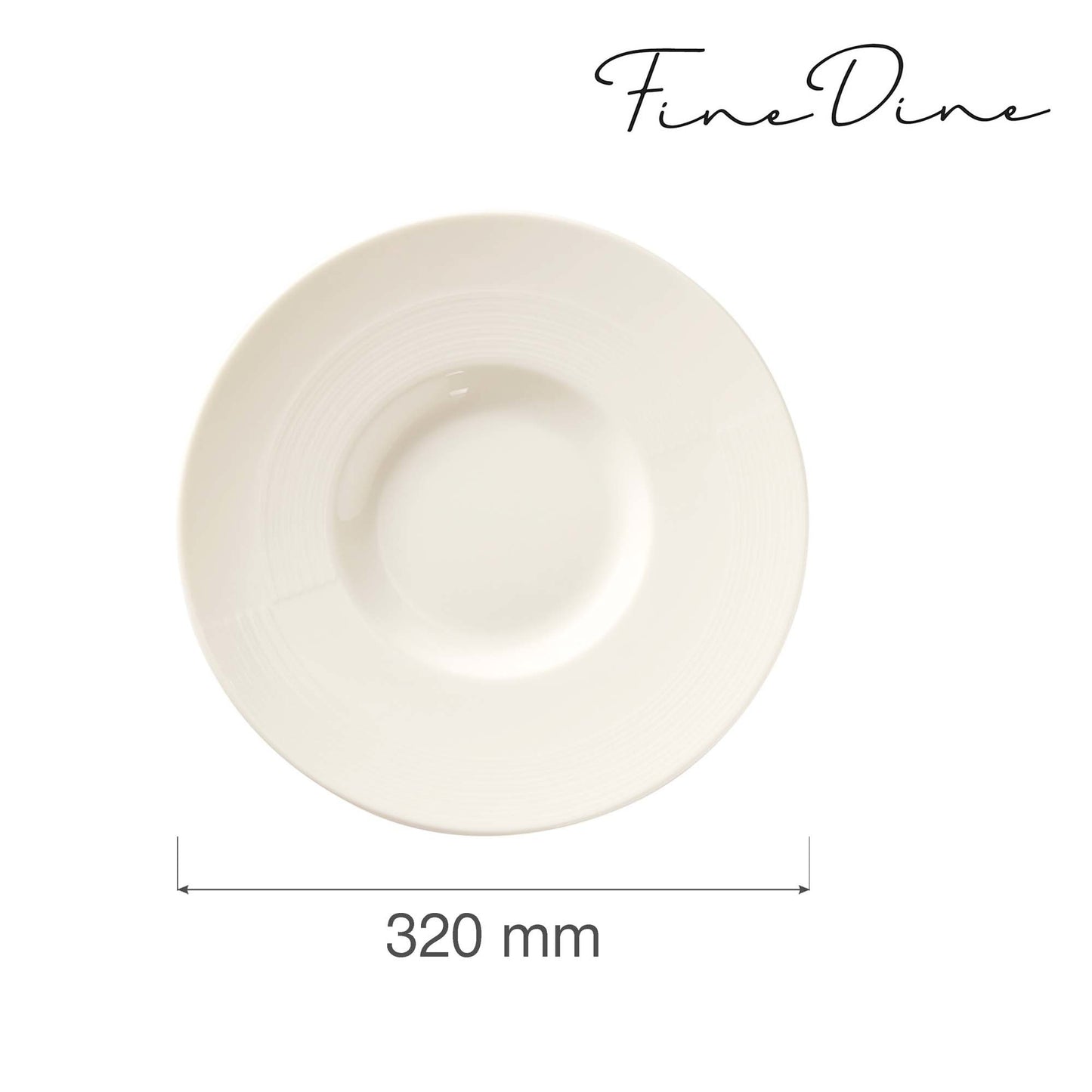 Crema presentation plate, 318mm