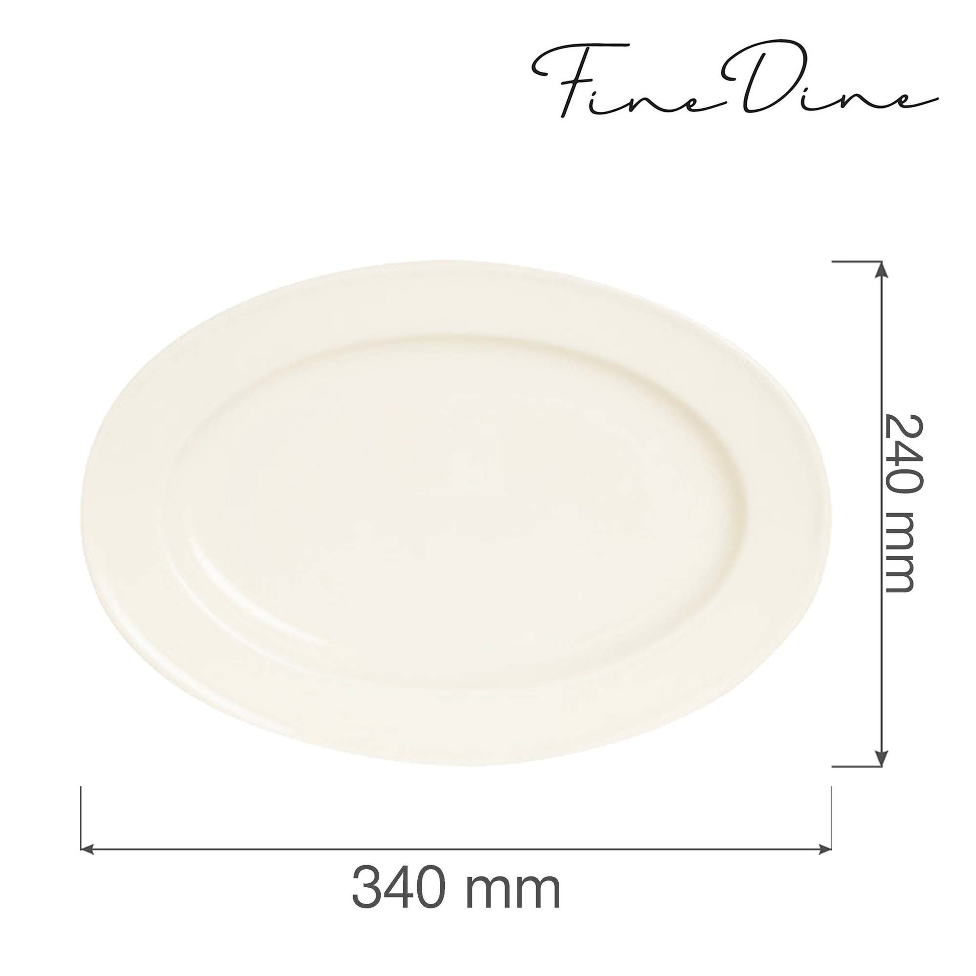 Fine Dine oval dish