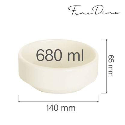 Fine Dine stackable bowl