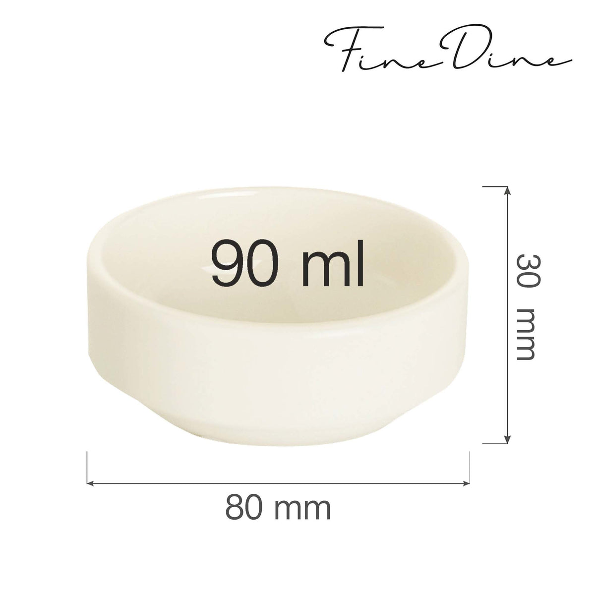 Fine Dine stackable bowl