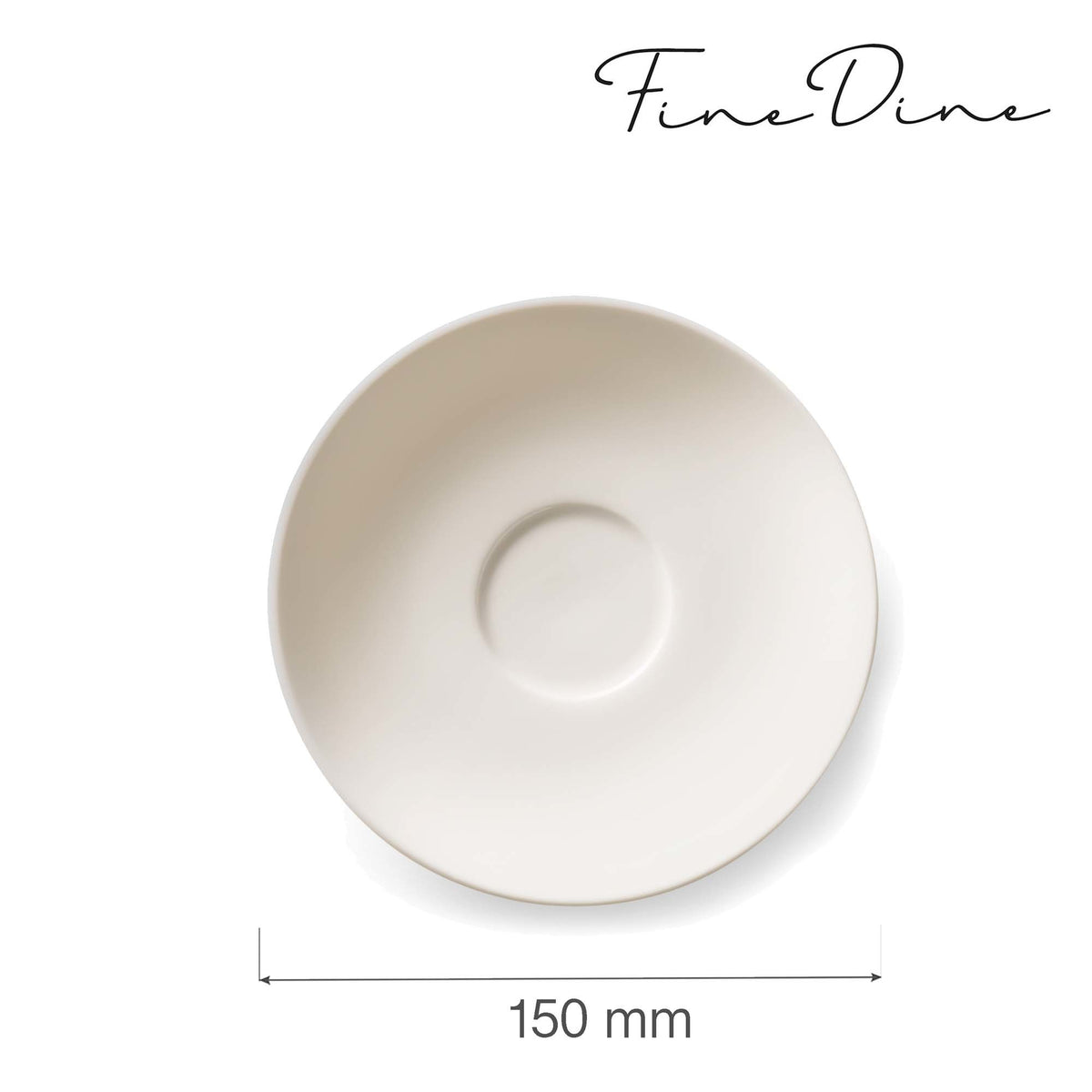 Fine Dine Crema saucer