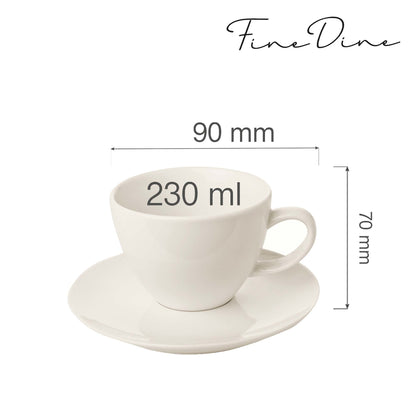 Fine Dine elegant cup with saucer