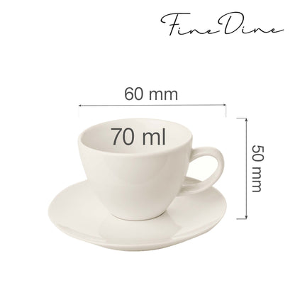 Fine Dine elegant cup with saucer