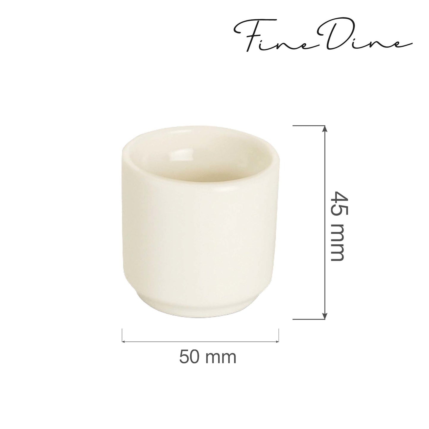 Fine Dine egg cup, 50x(H)45mm