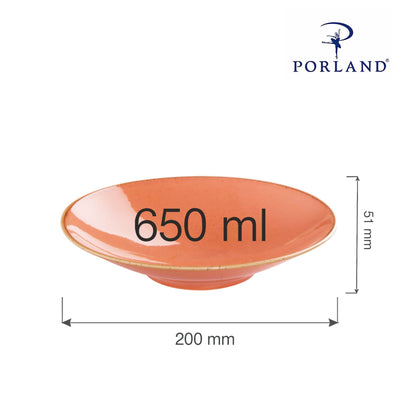 Porland Seasons deep plate, 200x(H)51mm