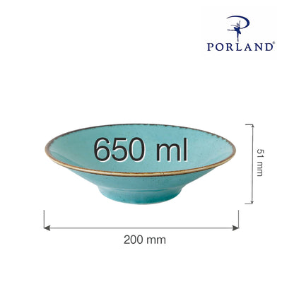 Porland Seasons deep plate, 200x(H)51mm