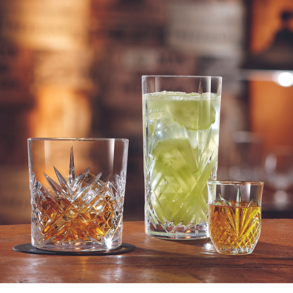 Broadway shot glass