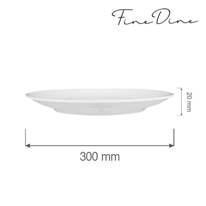 Fine Dine rimless plate