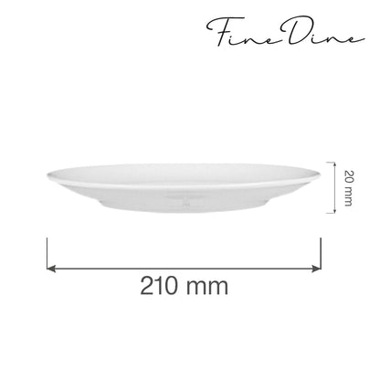 Fine Dine rimless plate