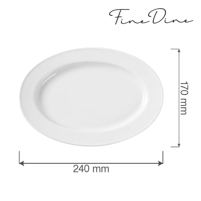 Fine Dine oval dish