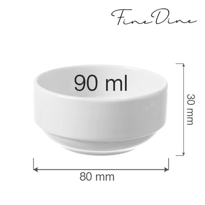 Fine Dine stackable bowl