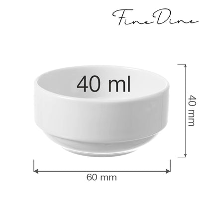 Fine Dine stackable bowl