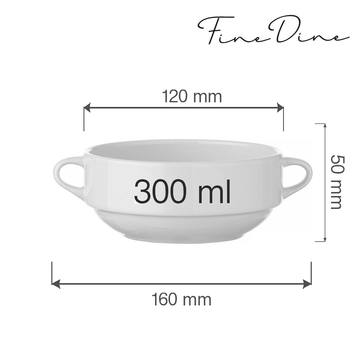 Fine Dine soup bowl