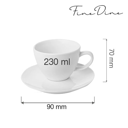 Fine Dine elegant cup with saucer