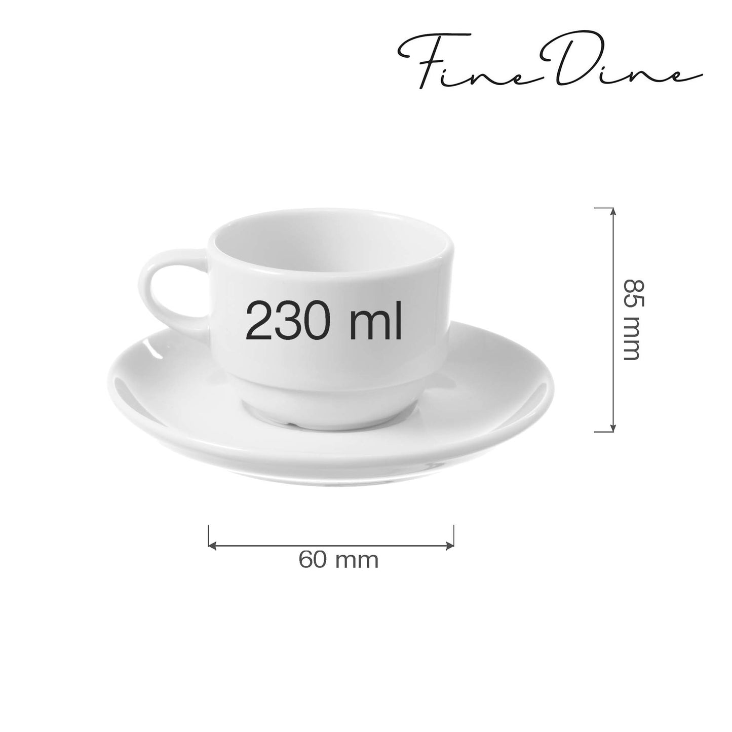 Fine Dine stackable cup