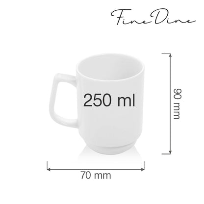Fine Dine stackable mug, 250ml