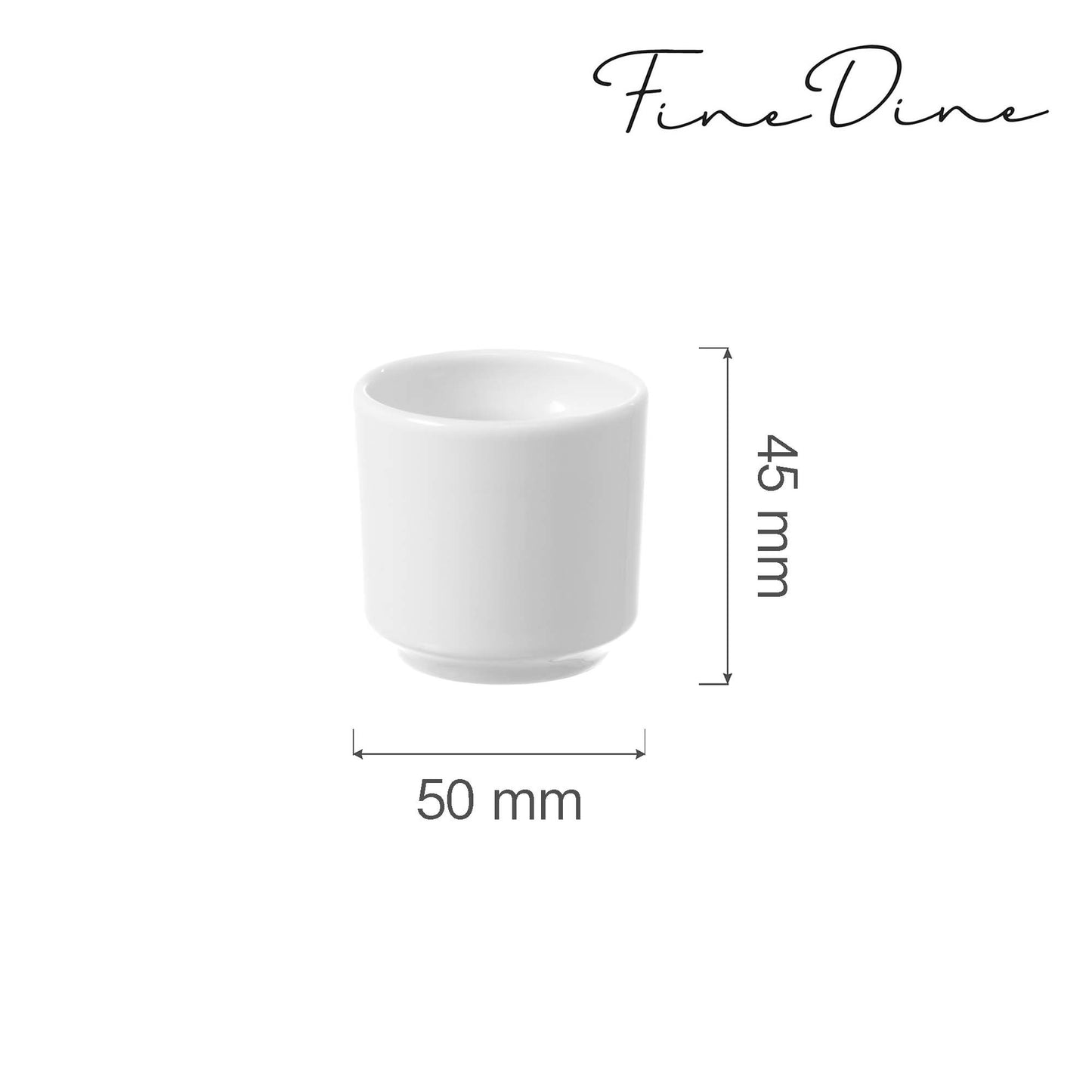 Fine Dine egg cup, 50x(H)45mm