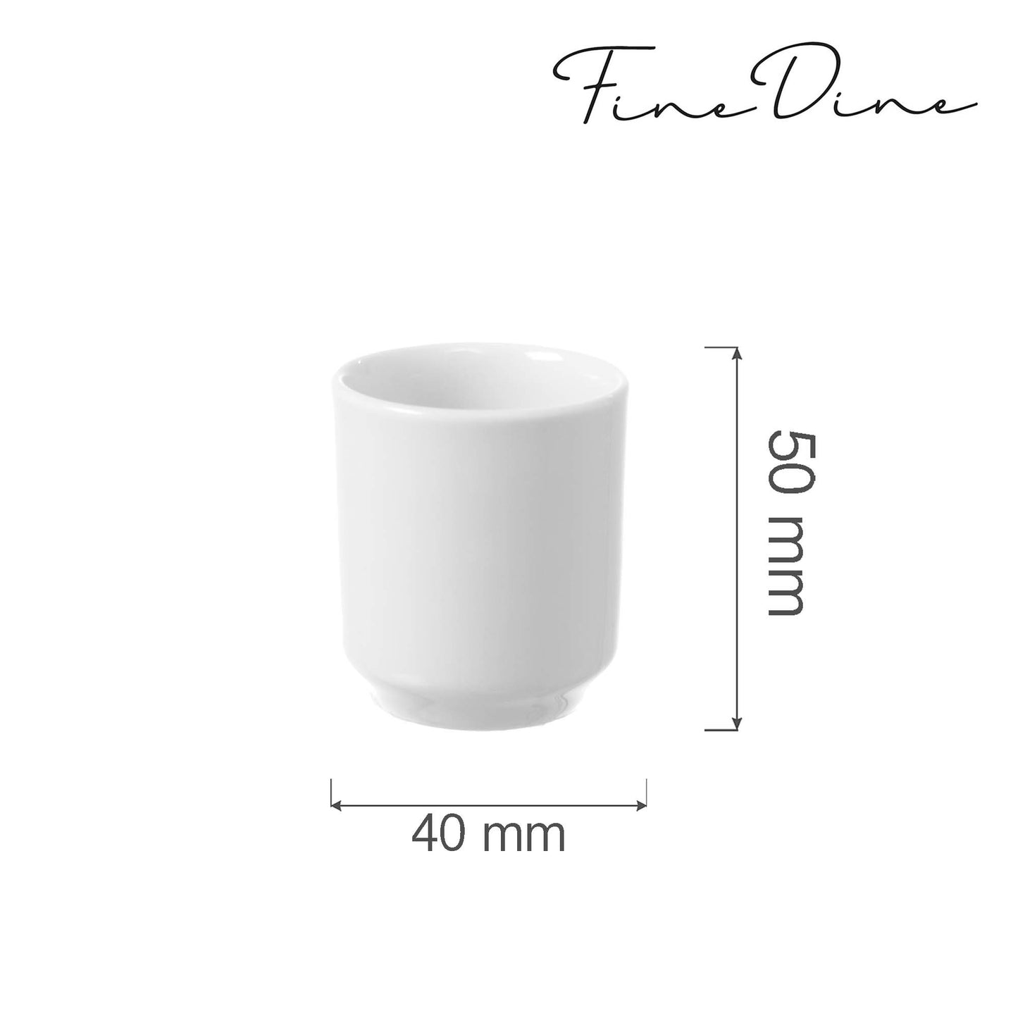 Bianco toothpick holder, 40x(H)50mm