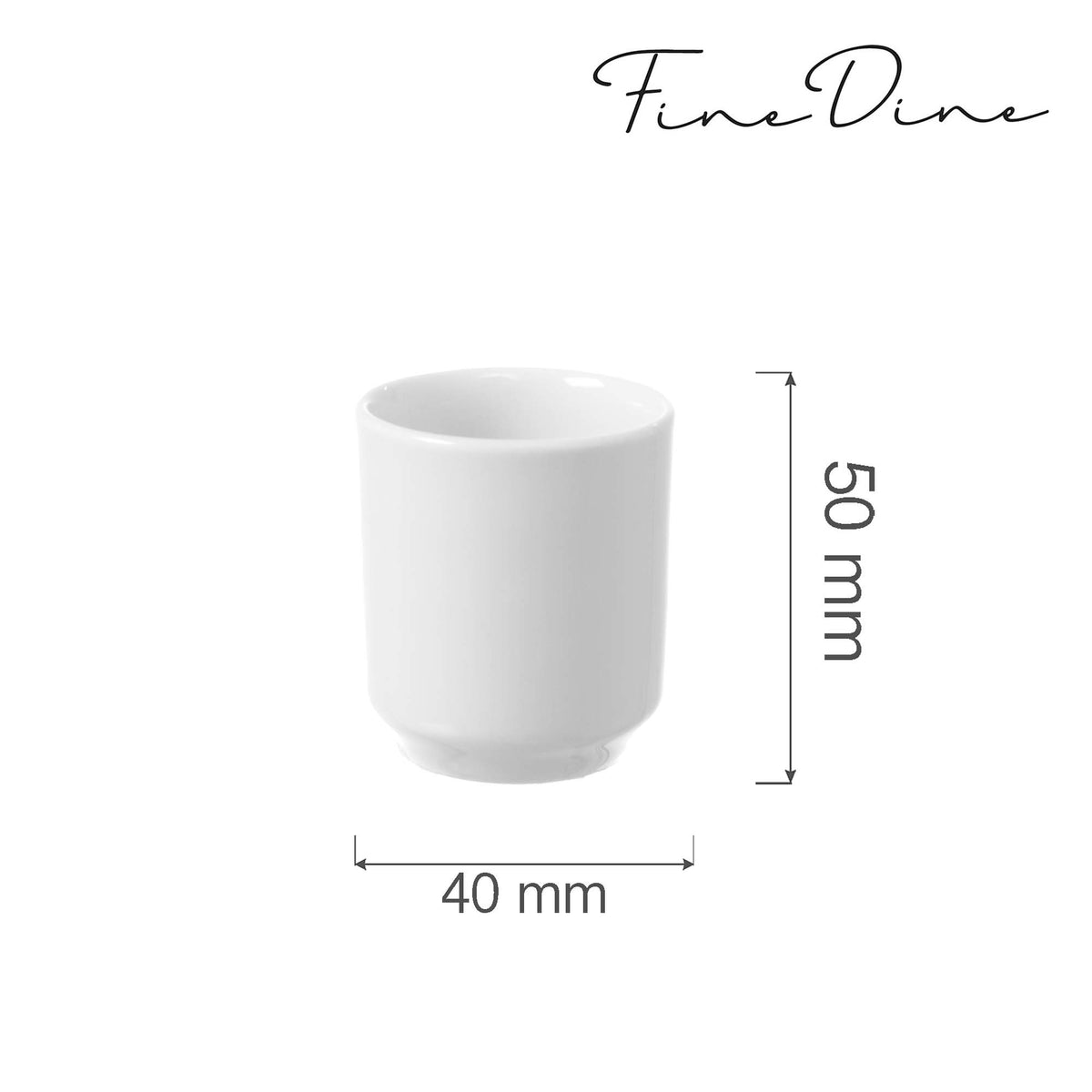 Bianco toothpick holder, 40x(H)50mm