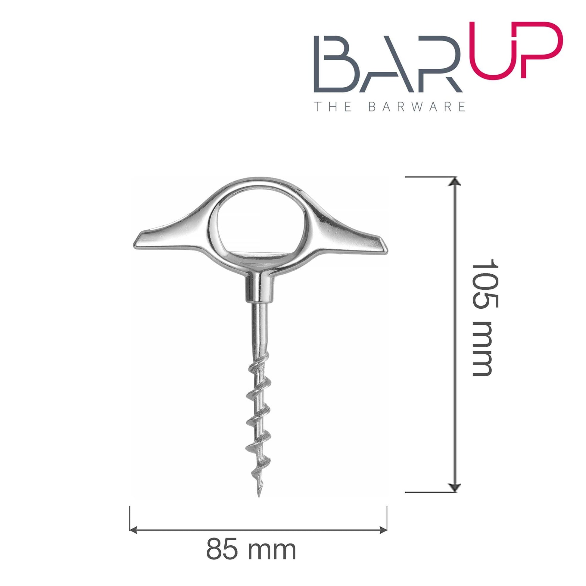 French corkscrew, Bar up, 105x85x(H)10mm
