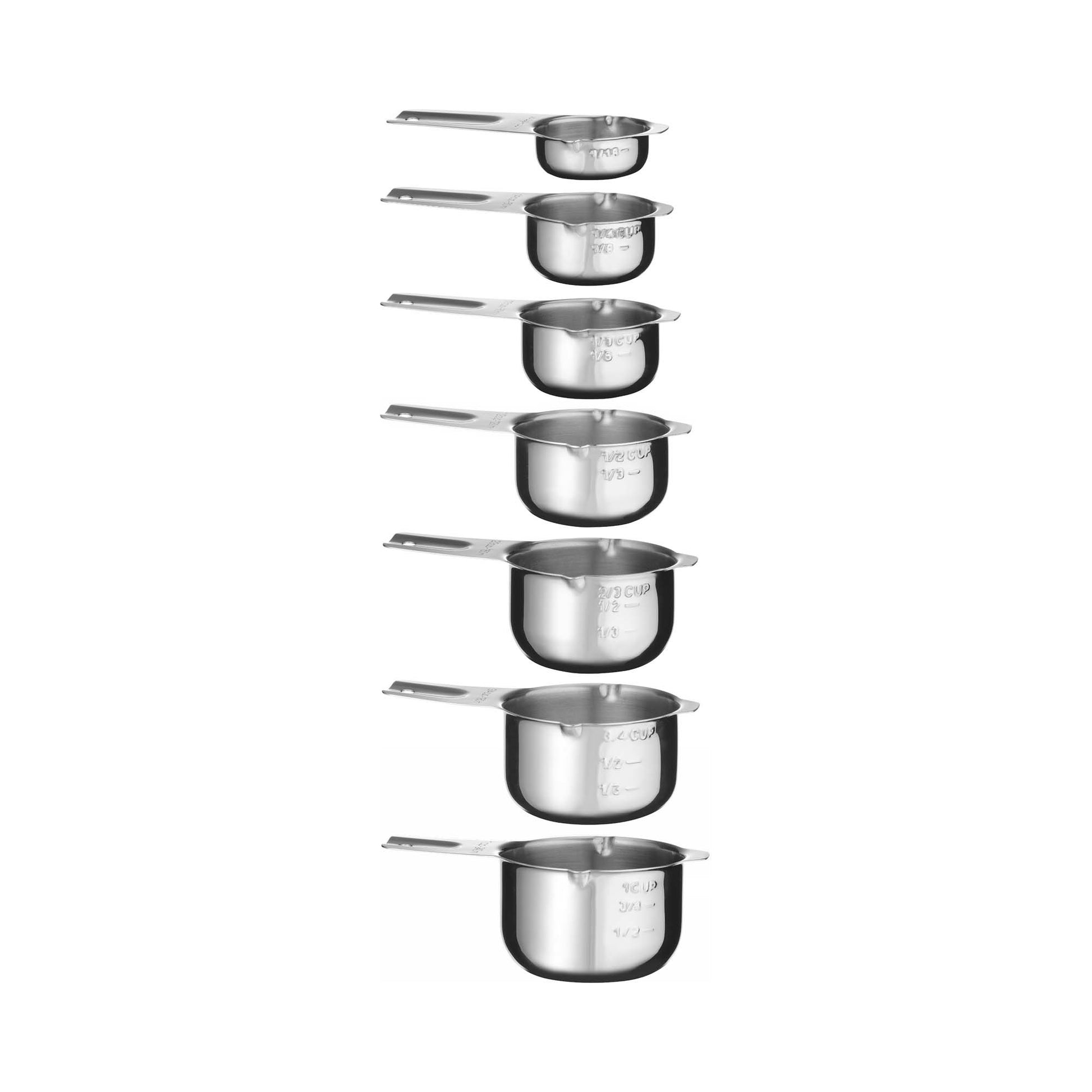 Measuring cup - set of 7 pcs., Bar up, 140x85x(H)52mm