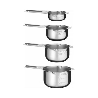 Measuring cup - set of 4 pcs., Bar up, 135x80x(H)45mm