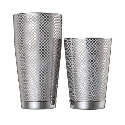 Diamond Lattice shaker/tin set, Barfly