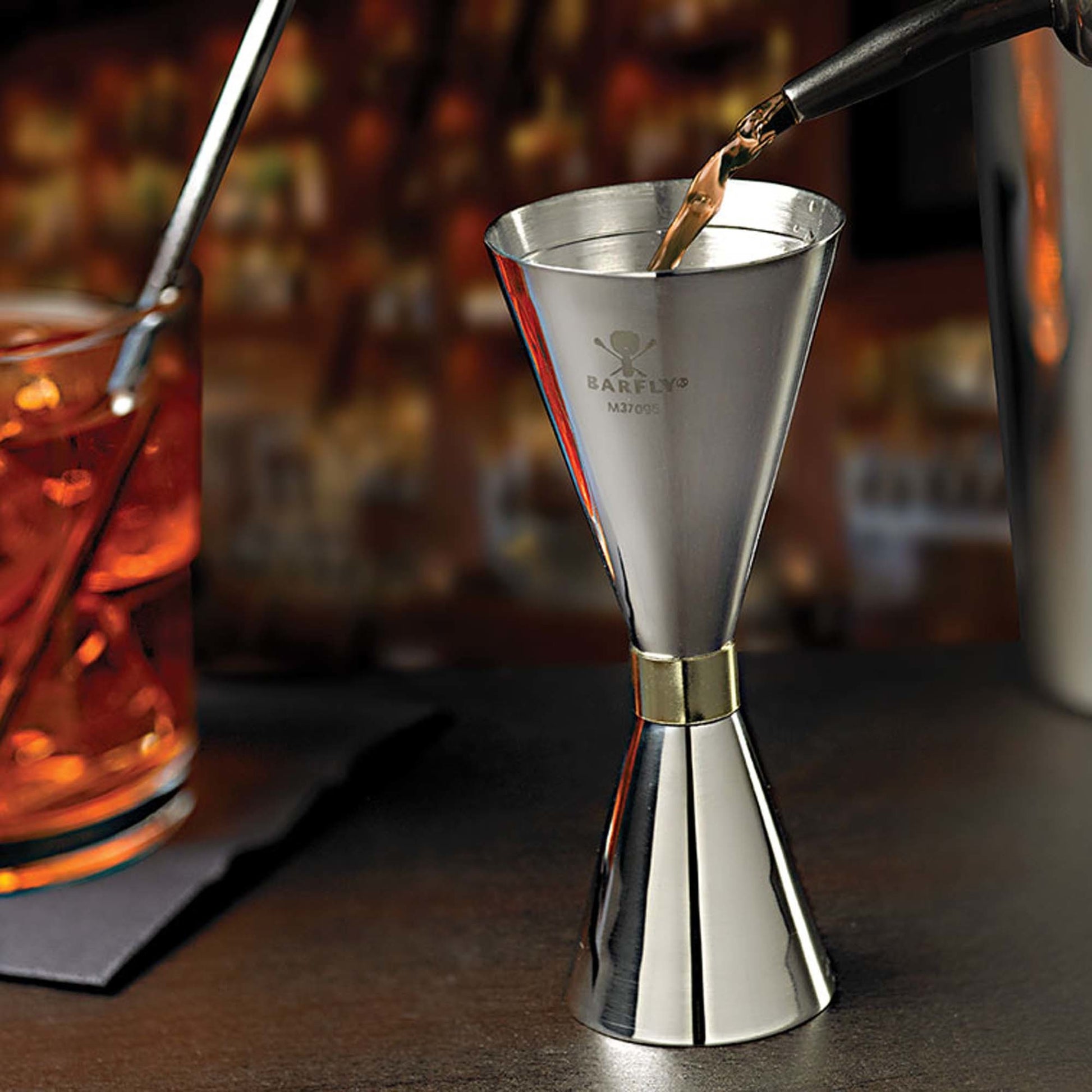 Slim Style jigger, band, 2 oz., Barfly
