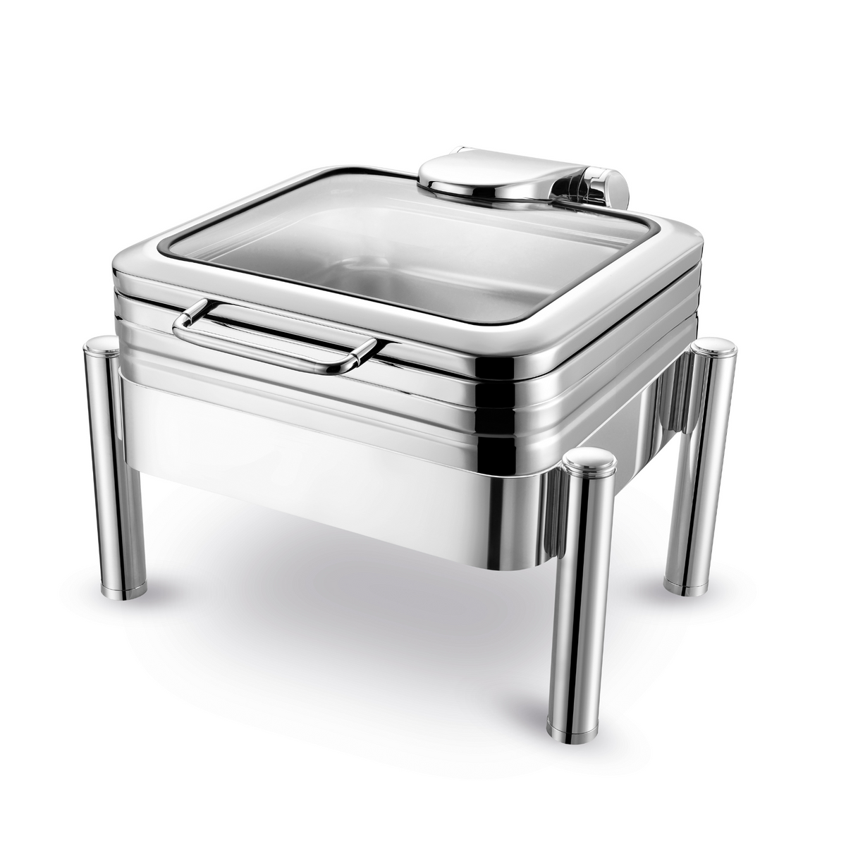 De Luxe Chafing dish with glass