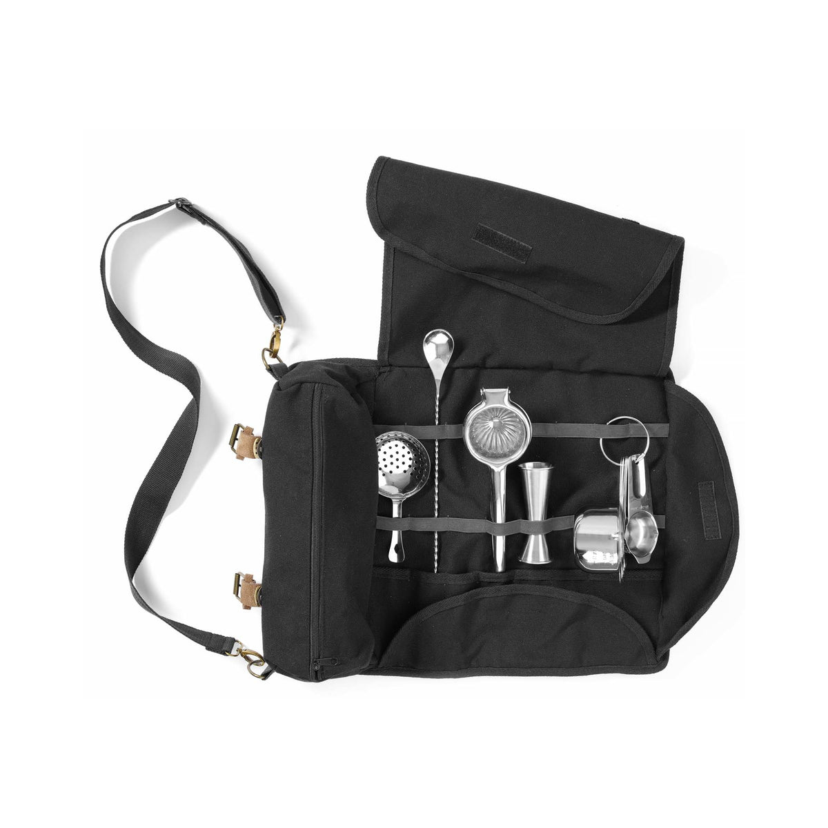 Bartender bag, Bar up, black, 210x370x(H)70mm