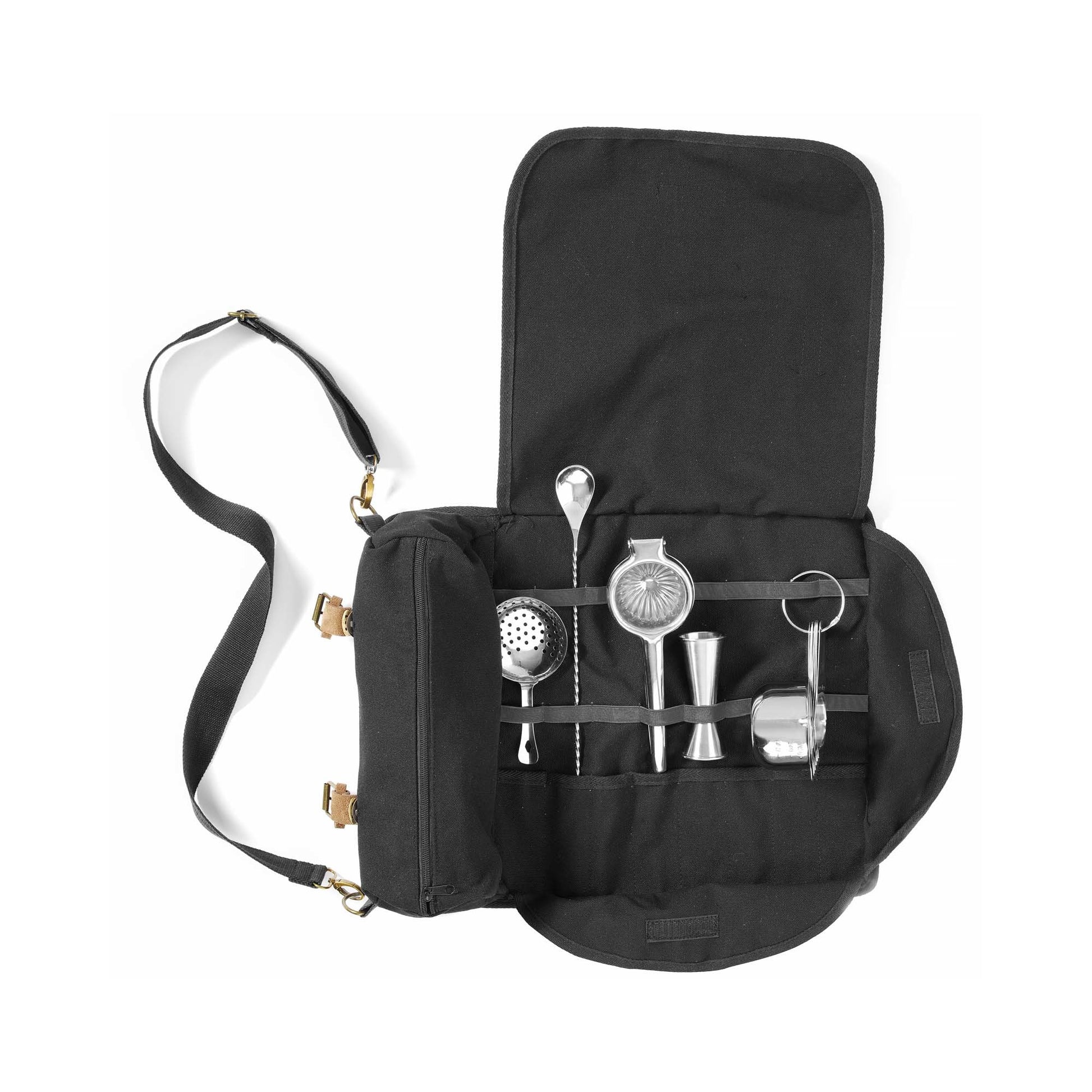 Bartender bag, Bar up, black, 210x370x(H)70mm