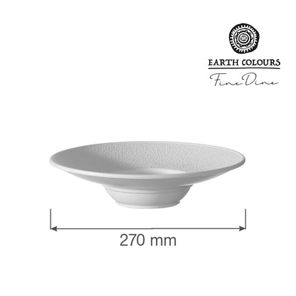 Fizz wide rim deep plate 270mm