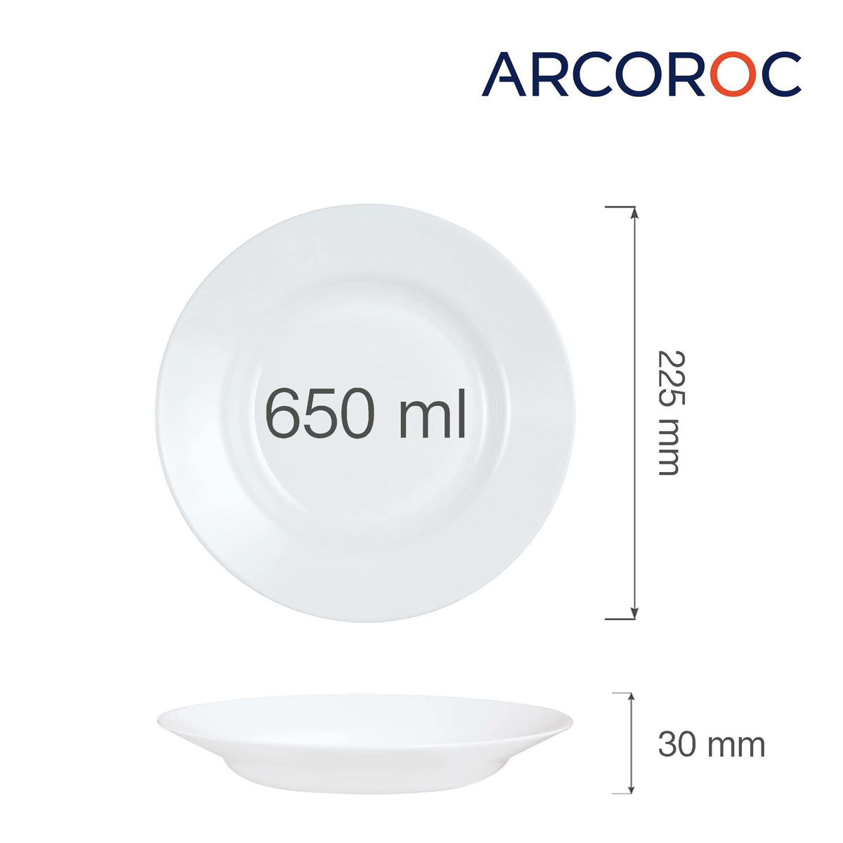 Arcoroc Everyday plate