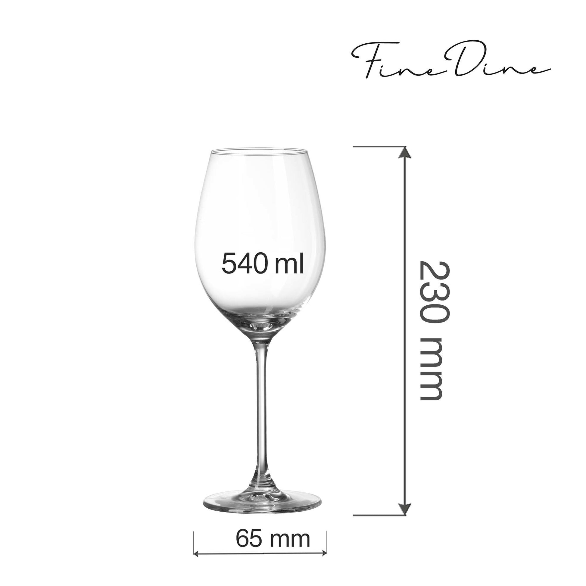 Fine Dine Cantare glass
