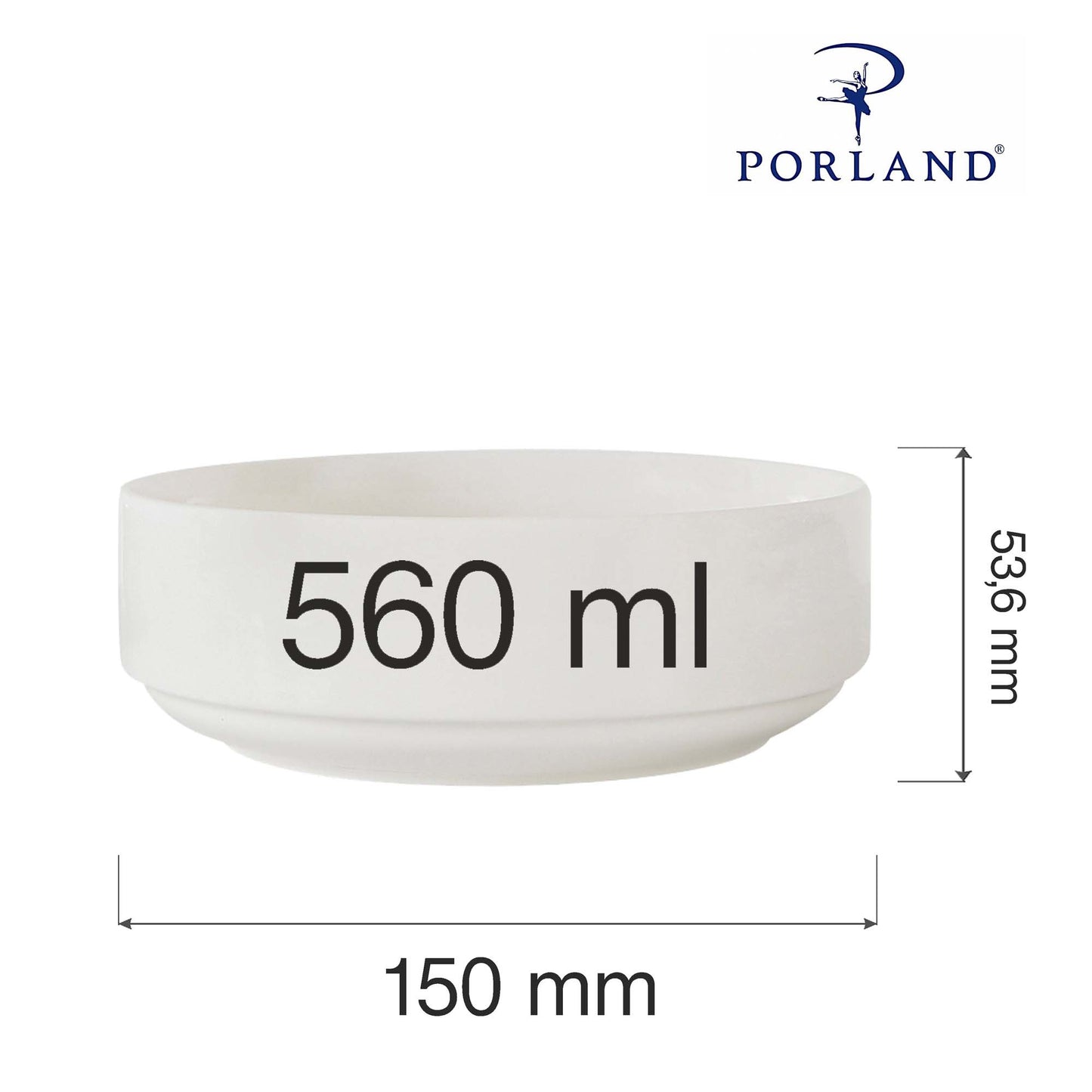Dove stackable bowl, 150mm