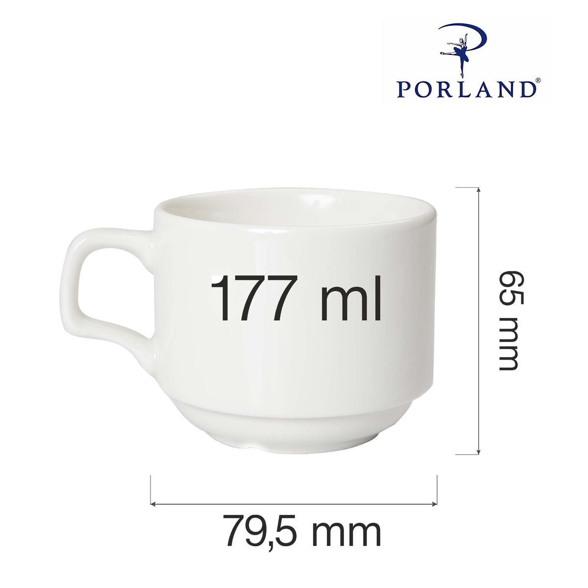 Porland Dove stacked cup