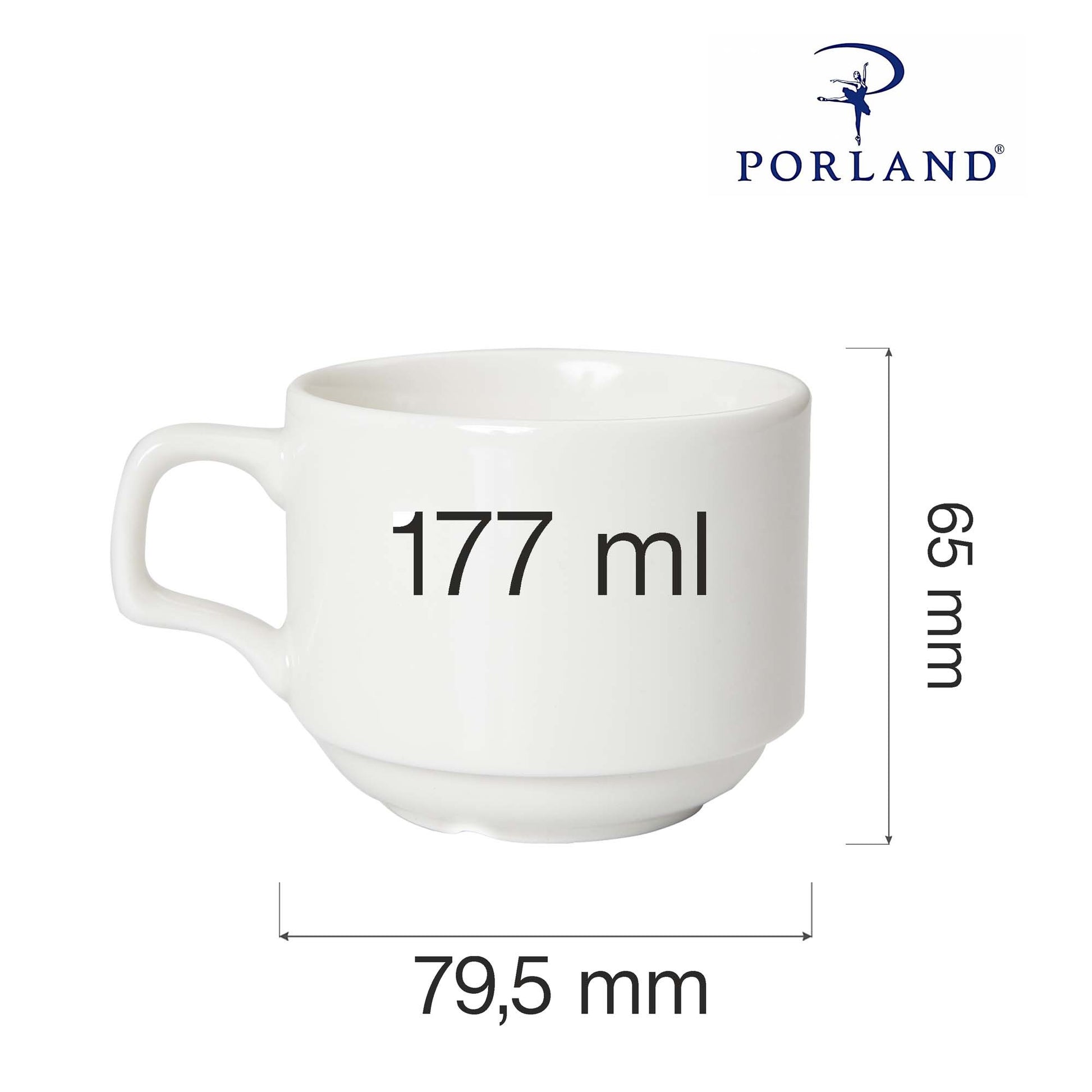 Porland Dove stacked cup