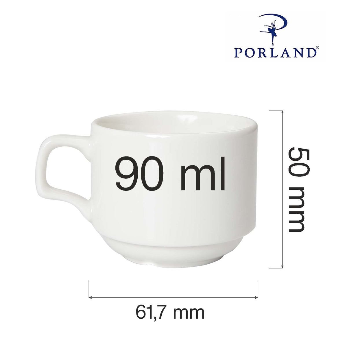 Porland Dove stacked cup