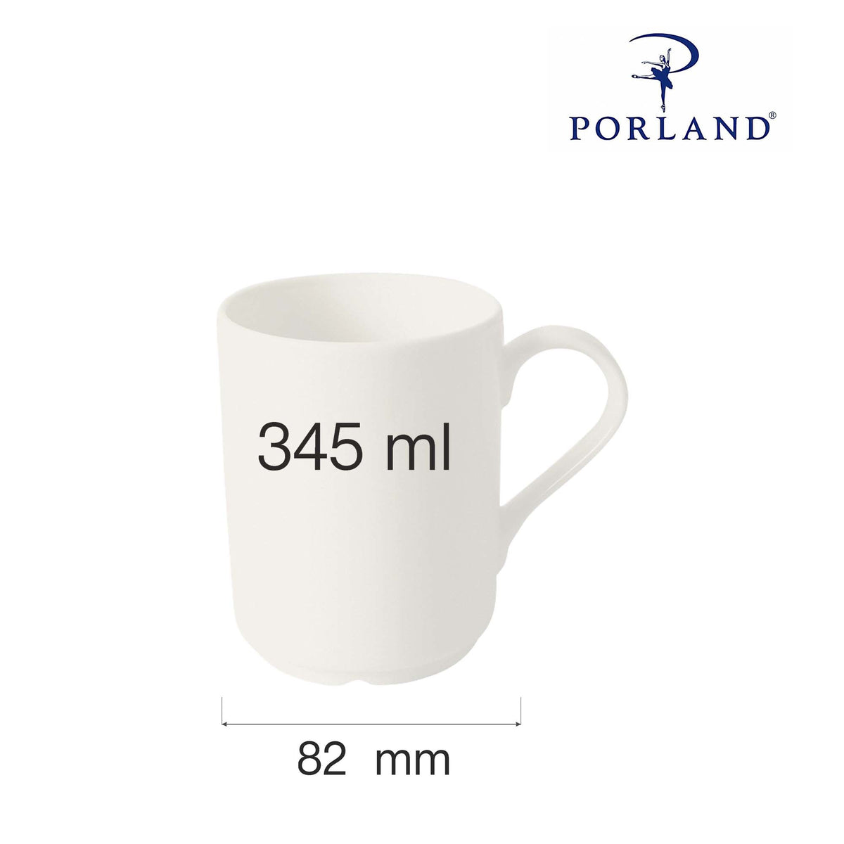 Dove stackable mug, 345ml