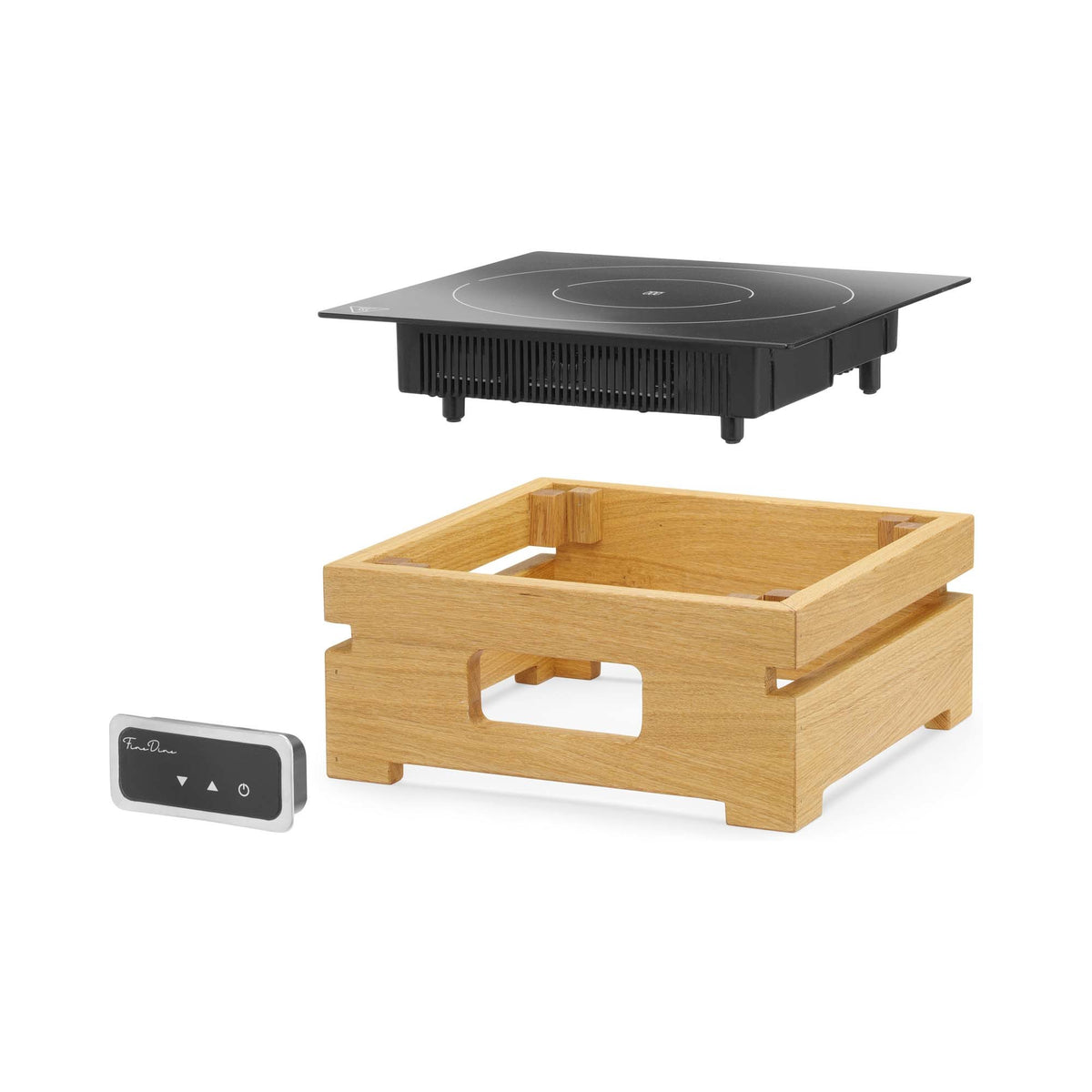 De Luxe Madeira case for buffet induction heater 239551