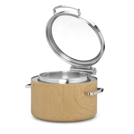 Madeira De Luxe Induction chafing dish round 11l with glass lid