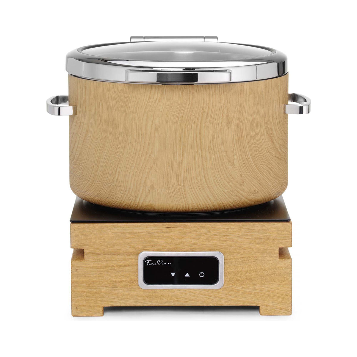 Madeira De Luxe Induction chafing dish round 11l with glass lid