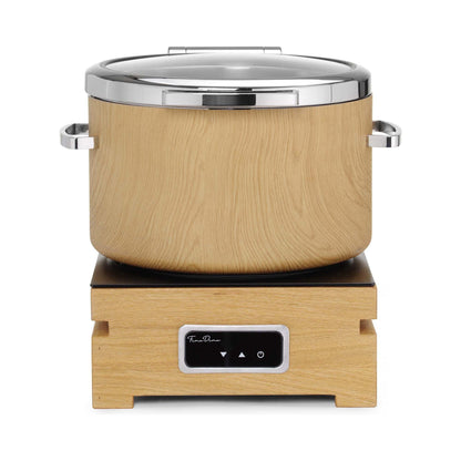 Madeira De Luxe Induction chafing dish round 11l with glass lid