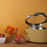 Madeira De Luxe Induction chafing dish round 11l with glass lid