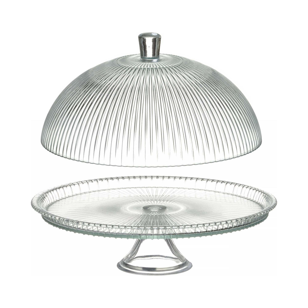 Aura cake stand with cover, 320 x (h)230mm
