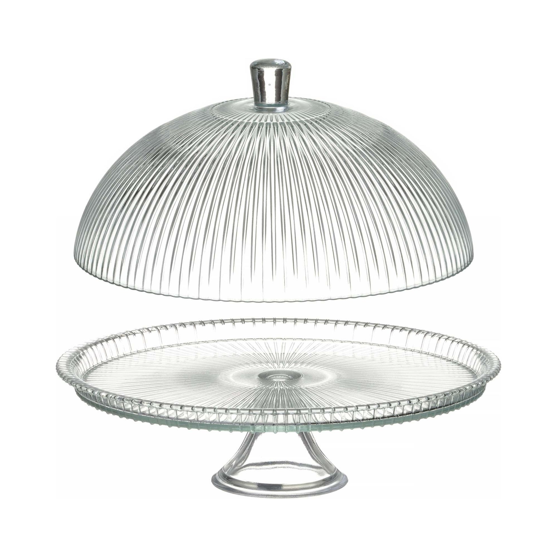 Aura cake stand with cover, 320 x (h)230mm