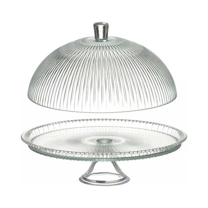 Aura cake stand with cover, 320 x (h)230mm